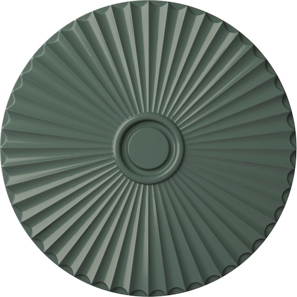 Ekena Millwork Shakuras Ceiling Medallion (For Canopies up to 5 1/2"), Hand-Painted Cloud Burst, 29 1/2"OD x 2"P CM30SHCBF - main